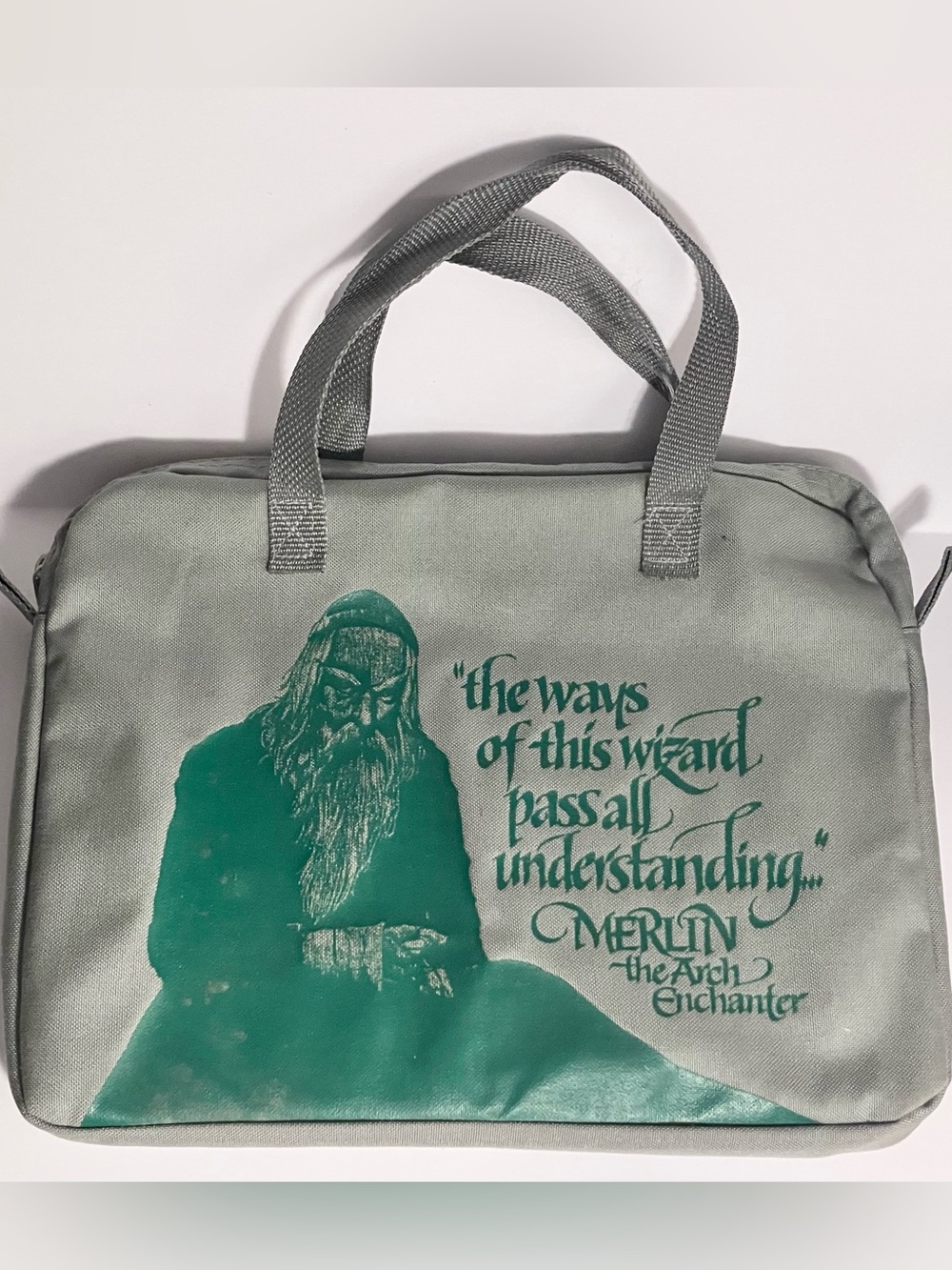 1980s MERLIN WIZARD Book Bag & 2 TIME-LIFE ‘The Enchanted World’ HARDBACKS
